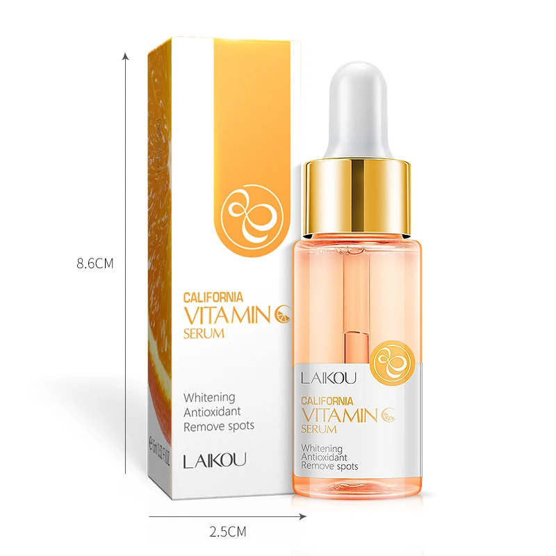 

Organic Face Care Vitamin C Serum Whitening Remove Spots Face Serum, Transparent