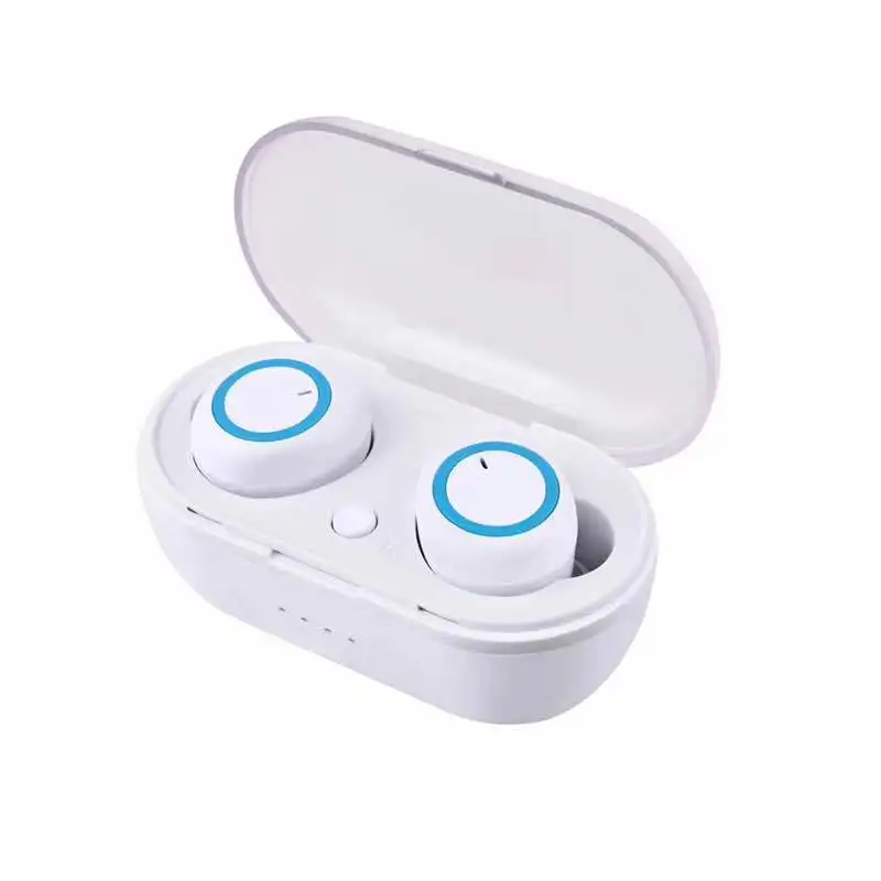 

Earphones TWS Wireless 5.0 Handsfree Earphone Sports Bass Earbuds with Mic 350mAh Charging Box