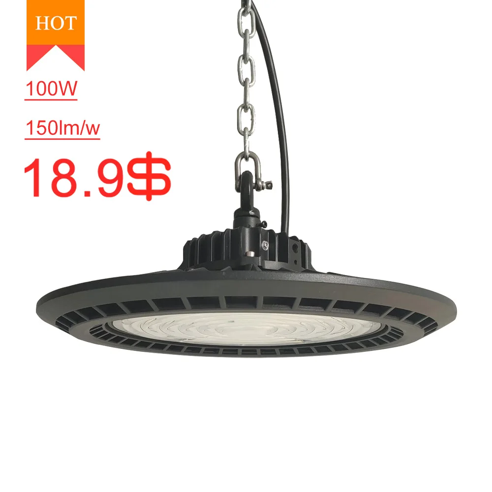 S2 shenzhen bright white lamp dimmable 150w round fixture smd 100 watt 200w price ufo led high bay light