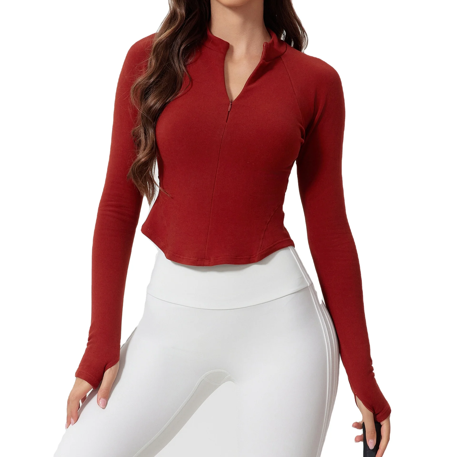Quick Dry Full Zip Yoga Top