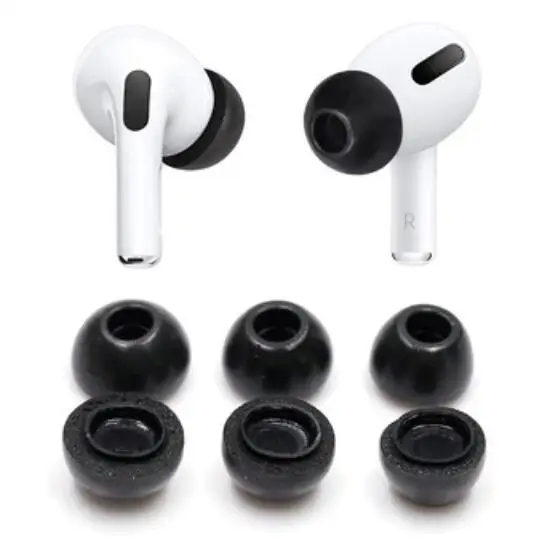 New arrival New Upgrade Noise cancel ear tips Comfortable memory foam ear tips for airpods pro