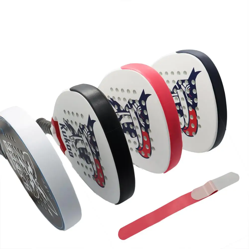 

OEM colorful 0.75mm PU padel racket frame protector, Multi colors