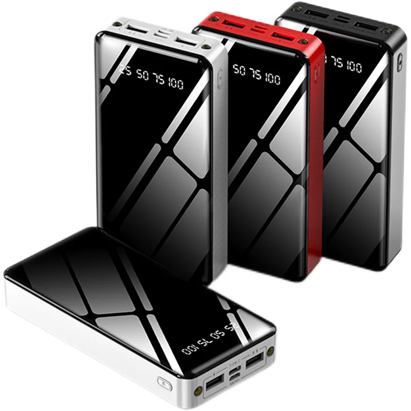 

High Capacity 20000mAh Shenzhen Power Bank, Black+red+white