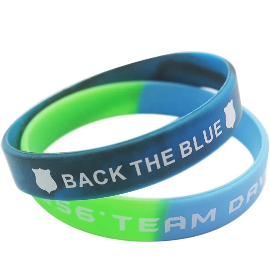 

low price custom design rubber band silicone wristband china supplier, Customized color