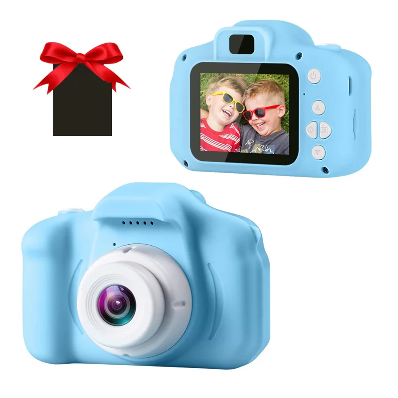 

Hot sell Baby Toy Children front and back dual-lens video camera children 1080P HD mini camara for kids gift