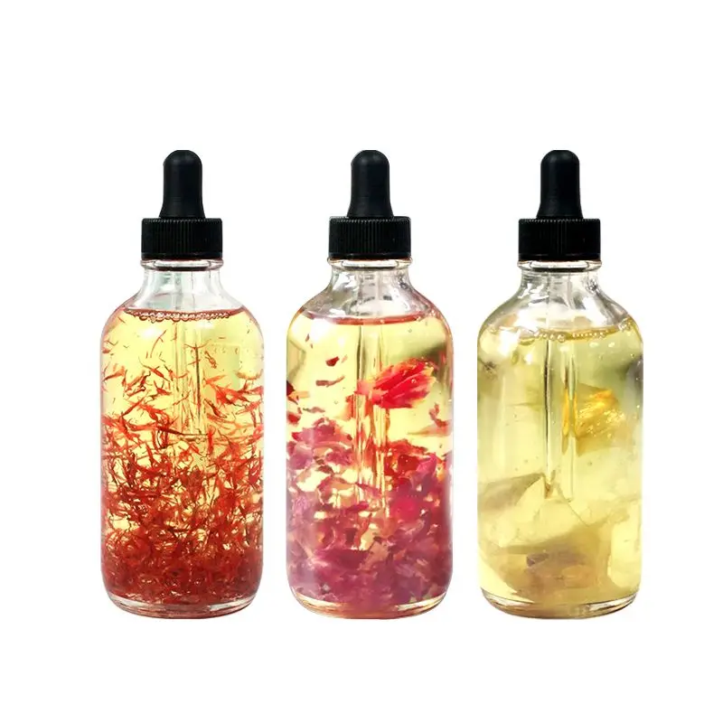 

Private Label Pure and Natural Essential Oil Rose Petal Multi Use Oil for Face Body and Hair