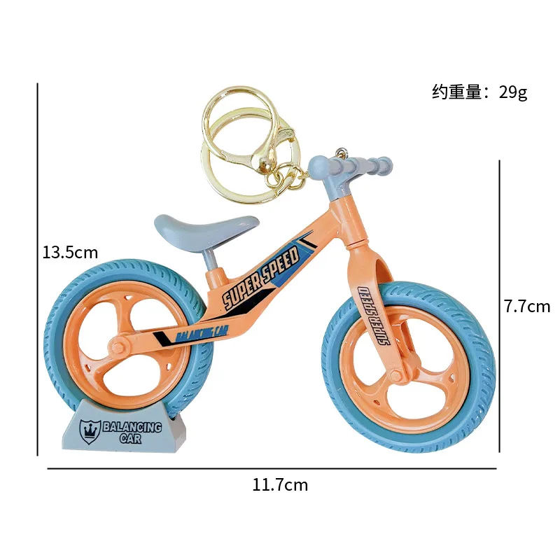 

2023 Year Fashion Bag Car Pendant Bike Key Chain Keyring Accessories Creative Cute 3D Plastic Bicycle Keychain