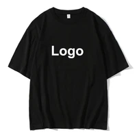 

200g 100%Cotton Half Sleeve Dropped Shoulders Plus Size Custom Logo Printing Mens T shirt