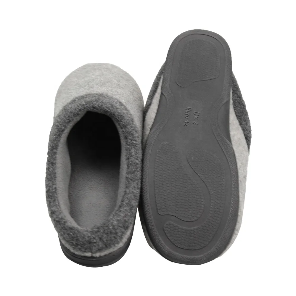 
Online Hot-selling Style Custom Logo Memory Foam Slip On Winter Indoor Bedroom Slippers for Men 
