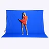 3x2M Photo Lighting Studio Background 100% Cotton Chromakey Blue Screen Muslin Backdrop Sheet Effect Image