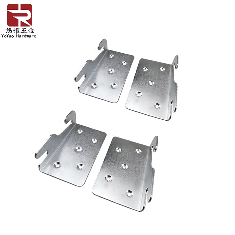 Bed Frame Rail Bracket Hinge High Quality Metal Fabrication Wood Corner 4 Inches Furniture Hinge