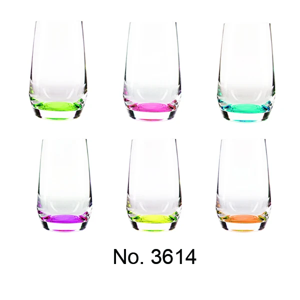 

Colored Glass Set Rock glass Becker Nonic 350 ml 12 Oz Water Glass Drinkware P3614 Bar & Pub Glasses Bar & Party ware, Clear