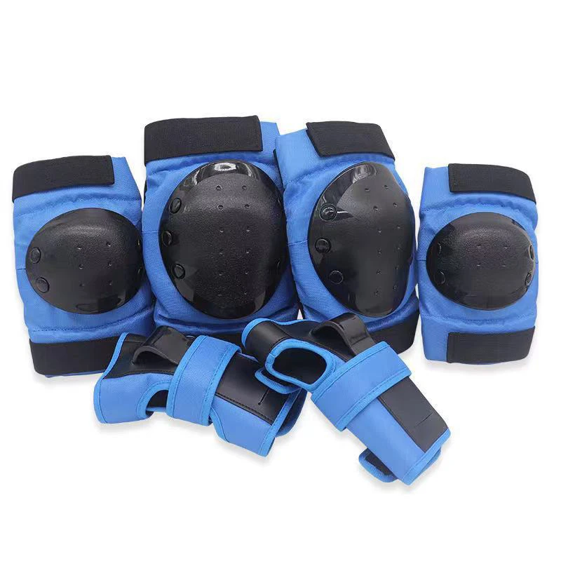 

6pcs Set Kids Children Knee Elbow Pad Palm Protection Wrist Guards Protective Gears Kit for Safety Cycling Skating Snowboard Ski