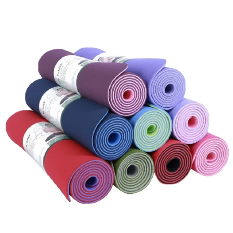 

Non slip yoga mats183x80x0.6cm Double sided yoga mat for pilates yoga mat eco friendly