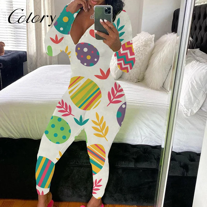 

Colory Sleepwear Cartoon Onesie For Adults Cute Sexy Pajama, Picture shows