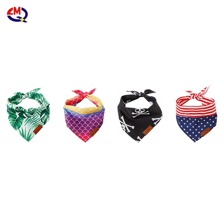 

Dog Puppy Bandanas Adjustable Dog Neck Scarf triangular Bandage for Middle Dog Collar, Picture