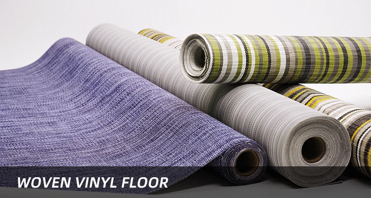 high quality durable home floor covering woven vinyl bolon flooring