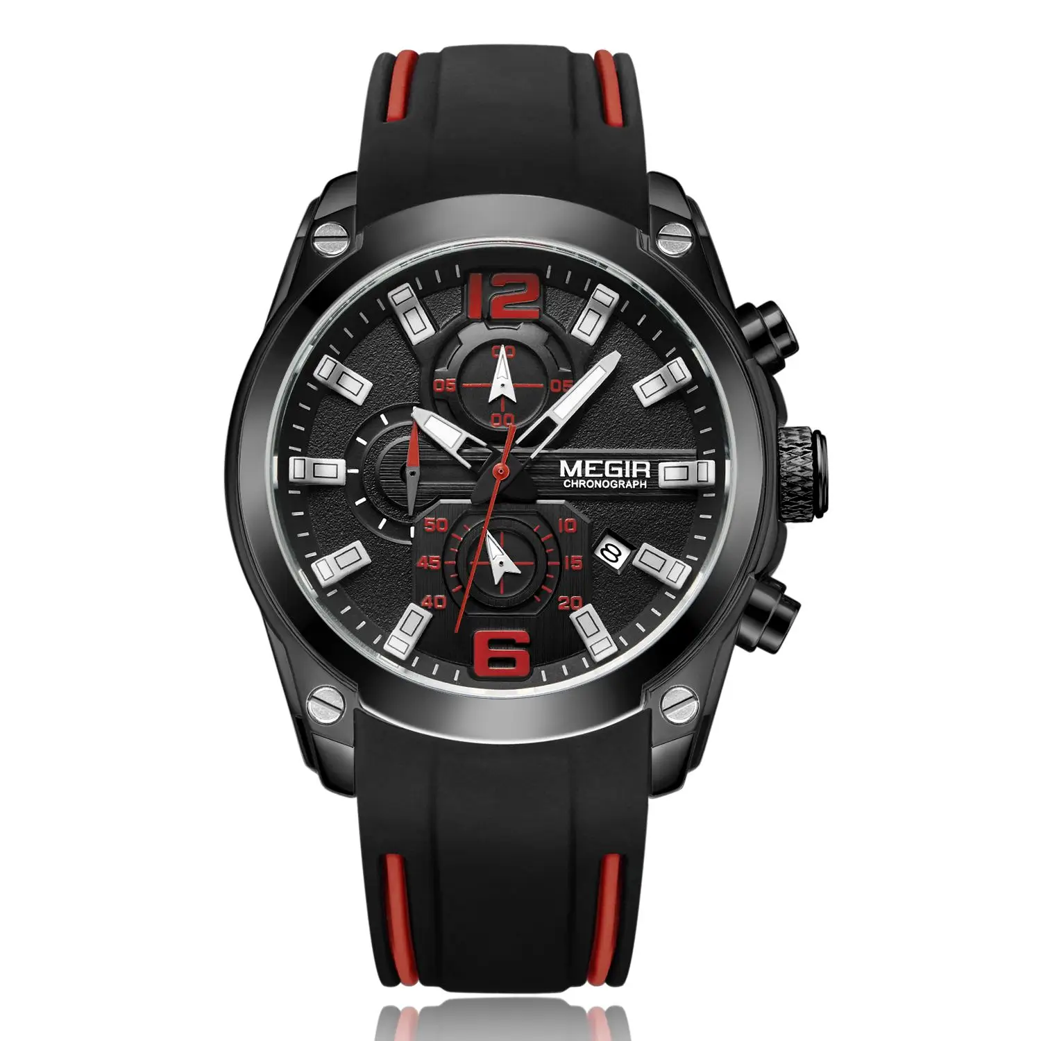 

Megir Men Quartz Wristwatch Luxury 3ATM Waterproof Chronograph Relojes Hombre