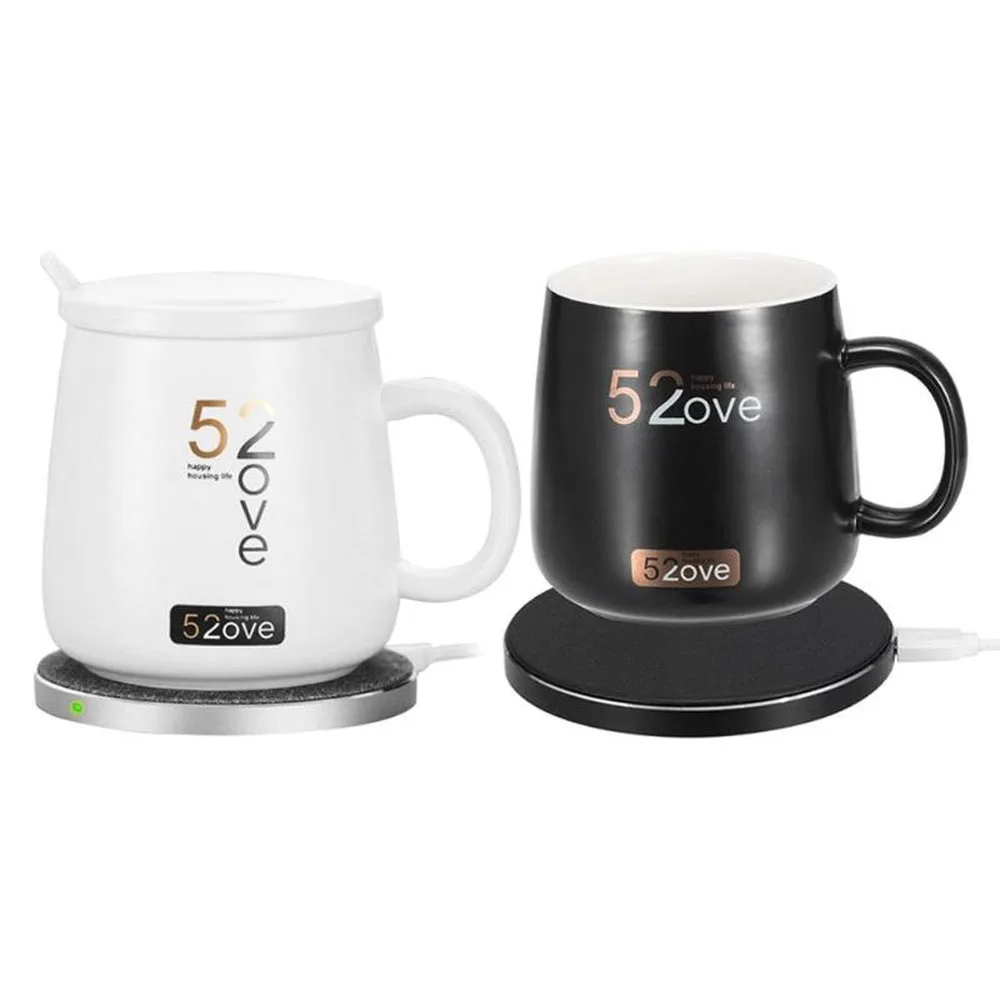 Qi 18w 15w 2 In 1 Fast Wireless Charging Pad Electric Heating Coffee