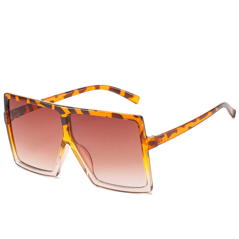 

DCOPTICAL 2021 Hot Sell Super Prevalent Big Oversized Flat Top Thin Frame Face Shield Women Unisex Men Sunglasses