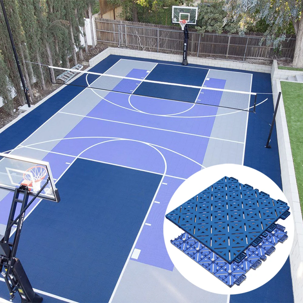 

multipu interlocking plastic indoor sport outdoor badminton pickleball padel tennis 3x3 basketball court tiles flooring mat, Customer's requirement