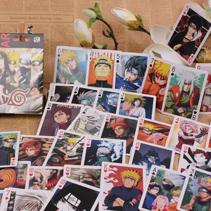 Custom Anime NARUTO ONE PIECE Hatsune Miku Attack on Titan Printing Playing Cards Game Poker 2