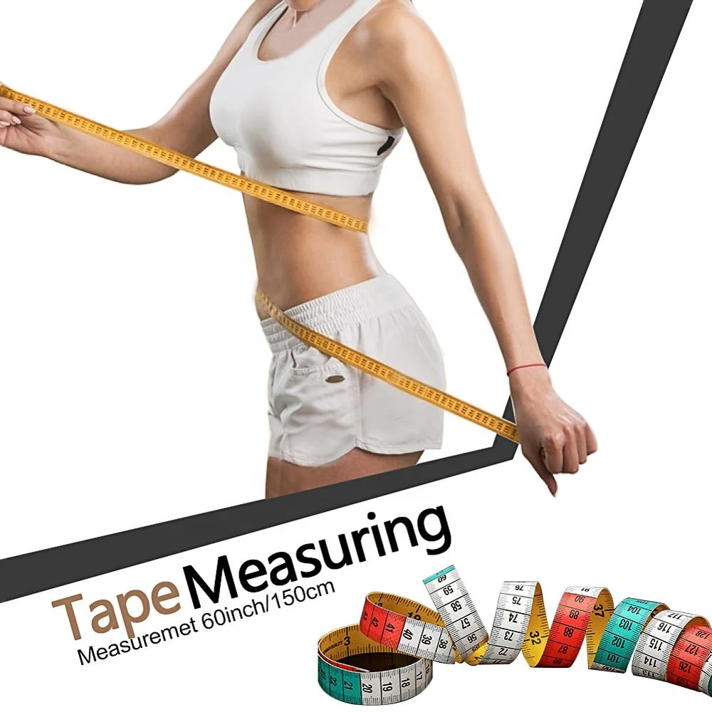 
150cm/60inch Button Body Mini Ruler Soft PVC Tailoring Tape Measure 