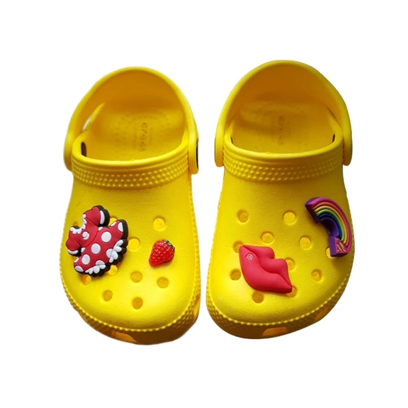 

wholesale fruit designer soft pvc Hamburg shoes charm new style For Crocks Clog Shoes Croc Shoe Charm