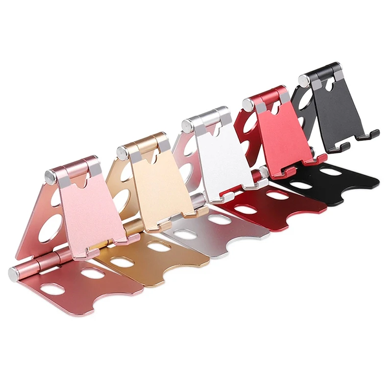 

Wholesale cheap aluminum phone mount desk phone mount holder hinge adjustable metal tablet holder stand, Red,black,gold,silvery,rose golden