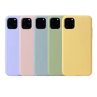 

Silicone Texture TPU Bumper Phone Back Case Cover For iphone 11 Pro max