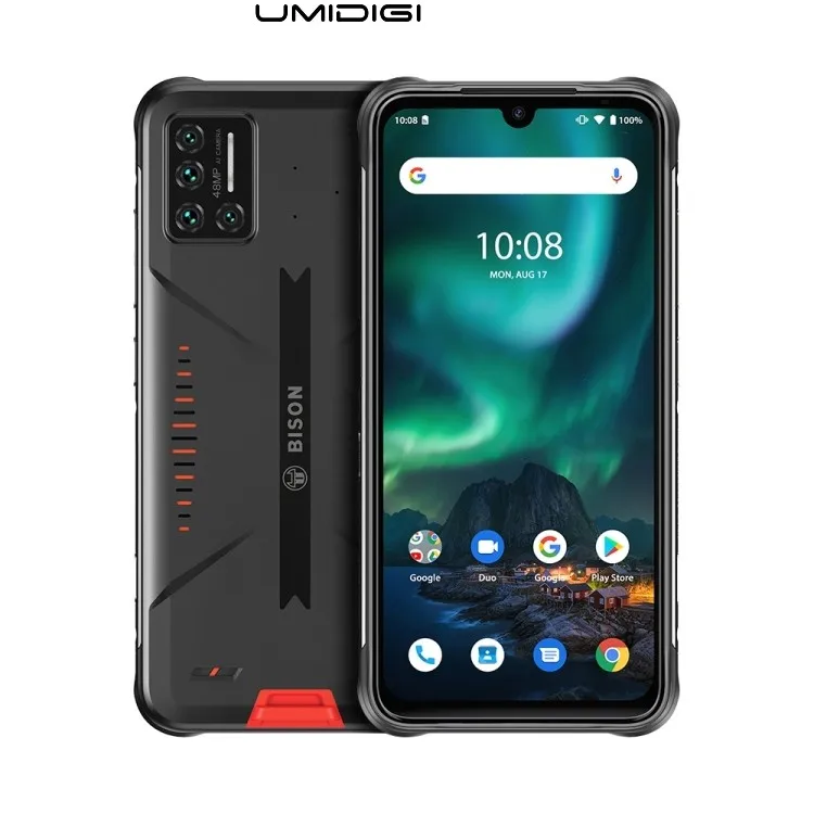 

Most Welcomed UMIDIGI Rugged 8GB 128GB 6.3inch Battery 5000mAh Network 4G MTK Android 11 Cell Phone Support OTG NFC Google Play, Orange