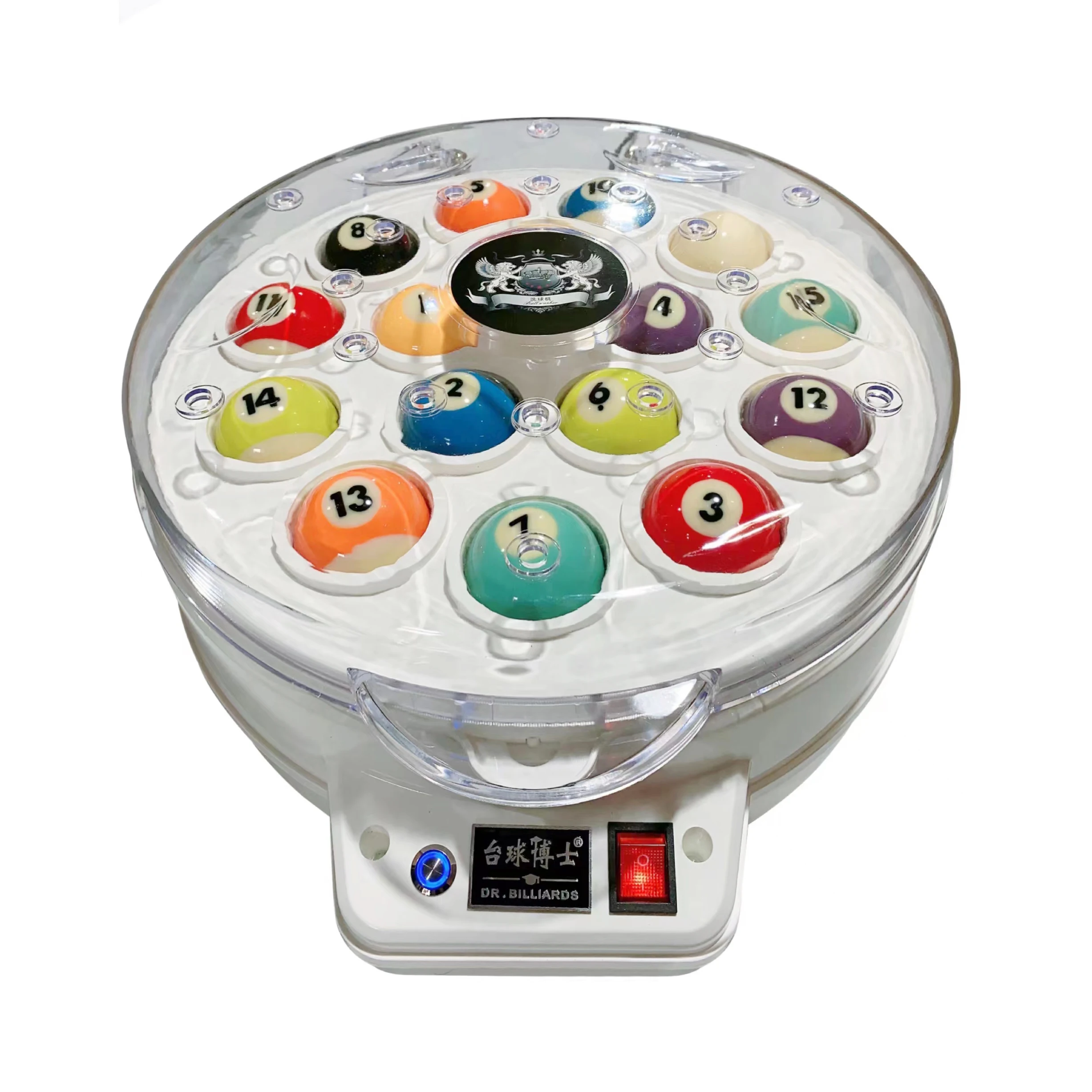 

Automatic 16pcs Billiard Pool Ball Washing Cleaner Polisher Machine