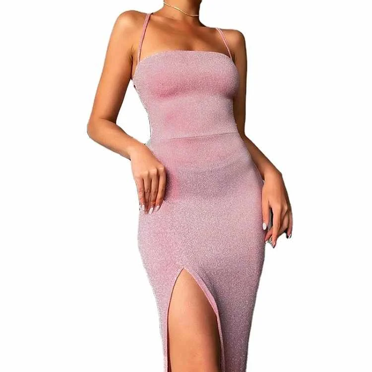 

Women Casual Off Shoulder Sexy Sleeveless Backless Girls Party Club Long Dresses