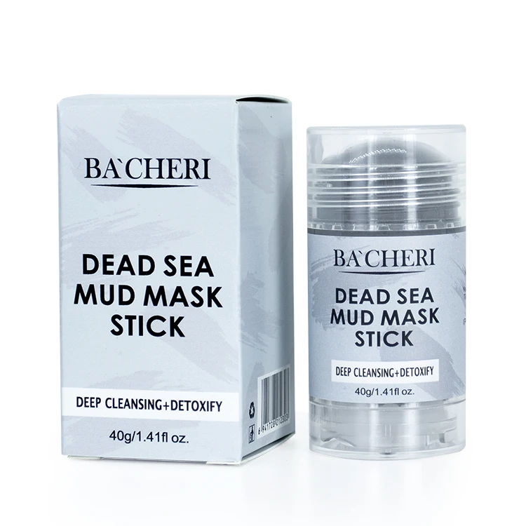 

Oem Skin Care Face Mud Mask Soothing and Deep Cleansing Mud Facial Mask Dead Sea Mud Mask Stick, Gray