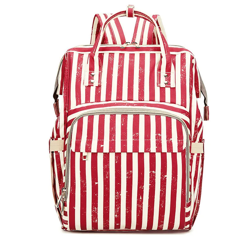 

Fashion travel adult diaper mummy multi-function nappy baby bag