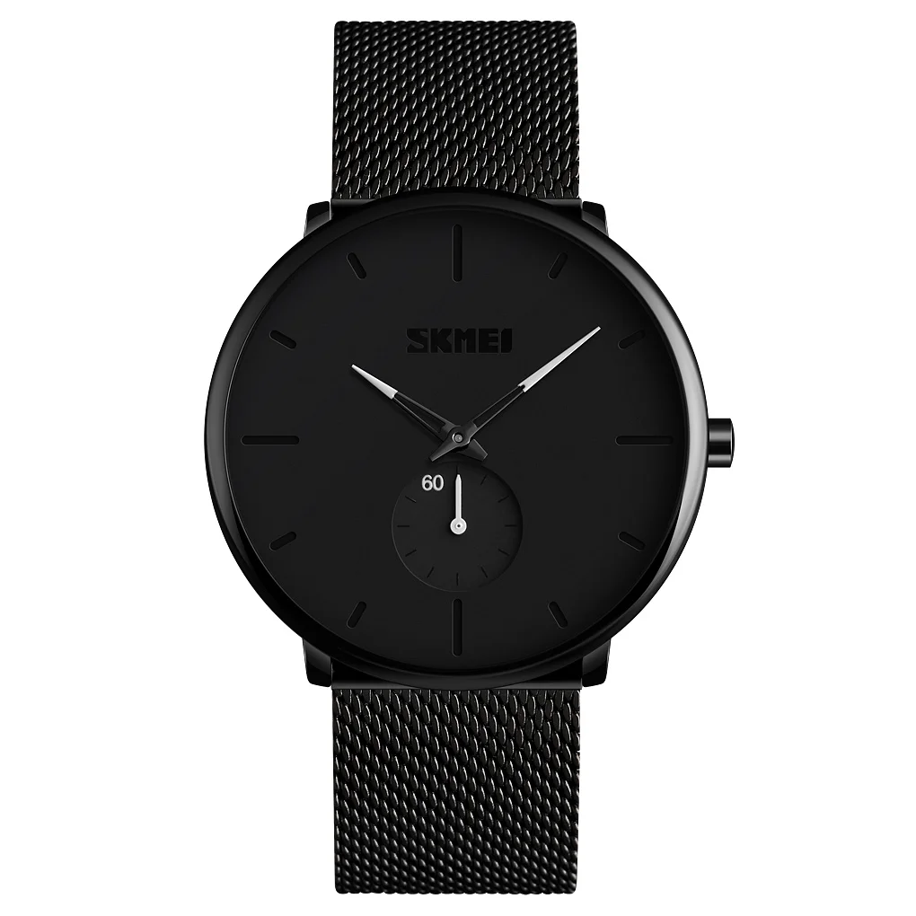 

Skmei 9185 Mens Wristwatches Reloj Hot Selling Minimalist Watches Fashion Relogio Masculino Stainless Steel Quartz Watch, 4 colors