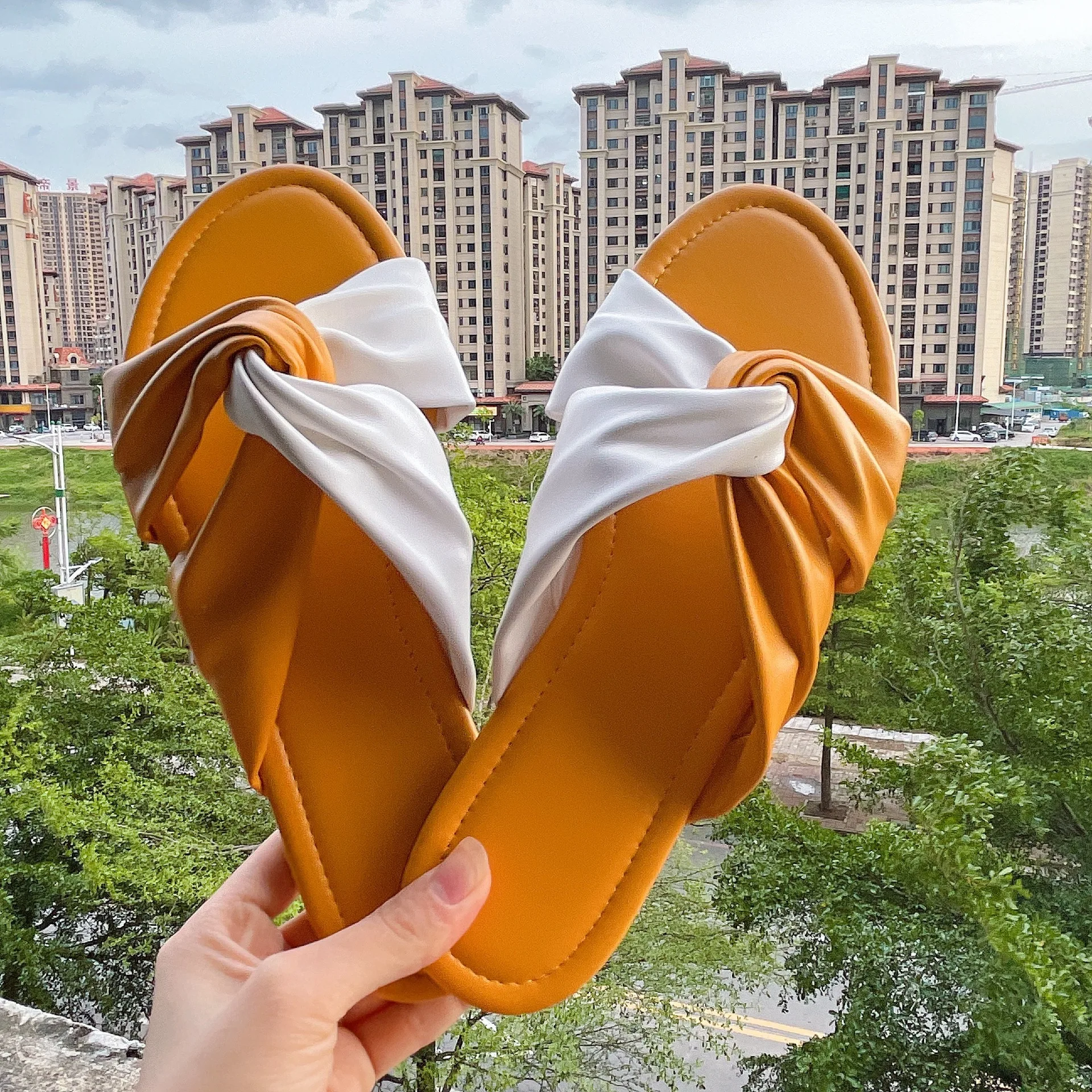 

Fall 2021 Women Flip Flops Sandals Casual Jelly Shoes Ladies Slides Footwear Fashion Slip On Flats Slippers Women Indoor Shoes