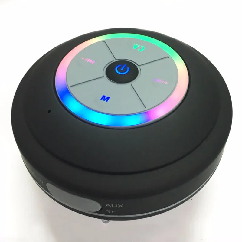 

Multifunction Music Player Led Light Hand Free Waterproof Shower BT Speaker