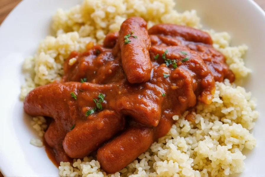 Pan Seared Cajun Sausage