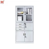 Left three drawer of internal security password filing cabinet metal cabinet glass swing door open file storage cabinet