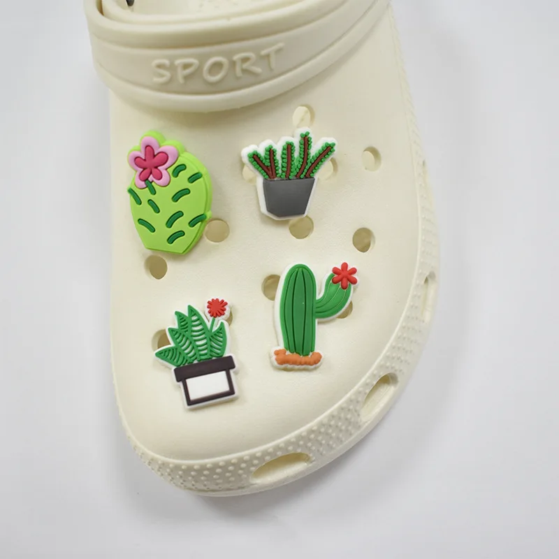 

Potted plants protect the environment shoe decorations for kids adults bracelets decorations, As picture/custom