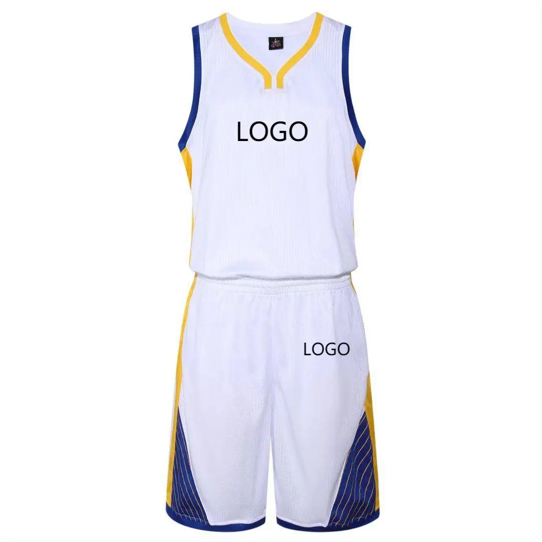 

OEM Custom Logo Wholesale Blank Youth Basketball Jerseys Sets Plus Size Basketball Wear Uniform Men