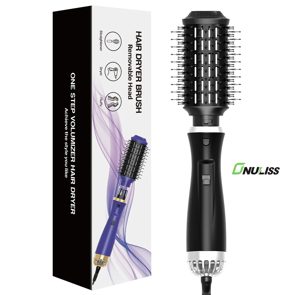 

Auto Rotating Hair Curler 5 in 1 Hot Air Brush Hair Straightener and Curler Hair Dryer Brush