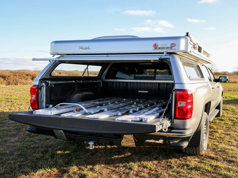 Truck bed measurements for DIY camper build