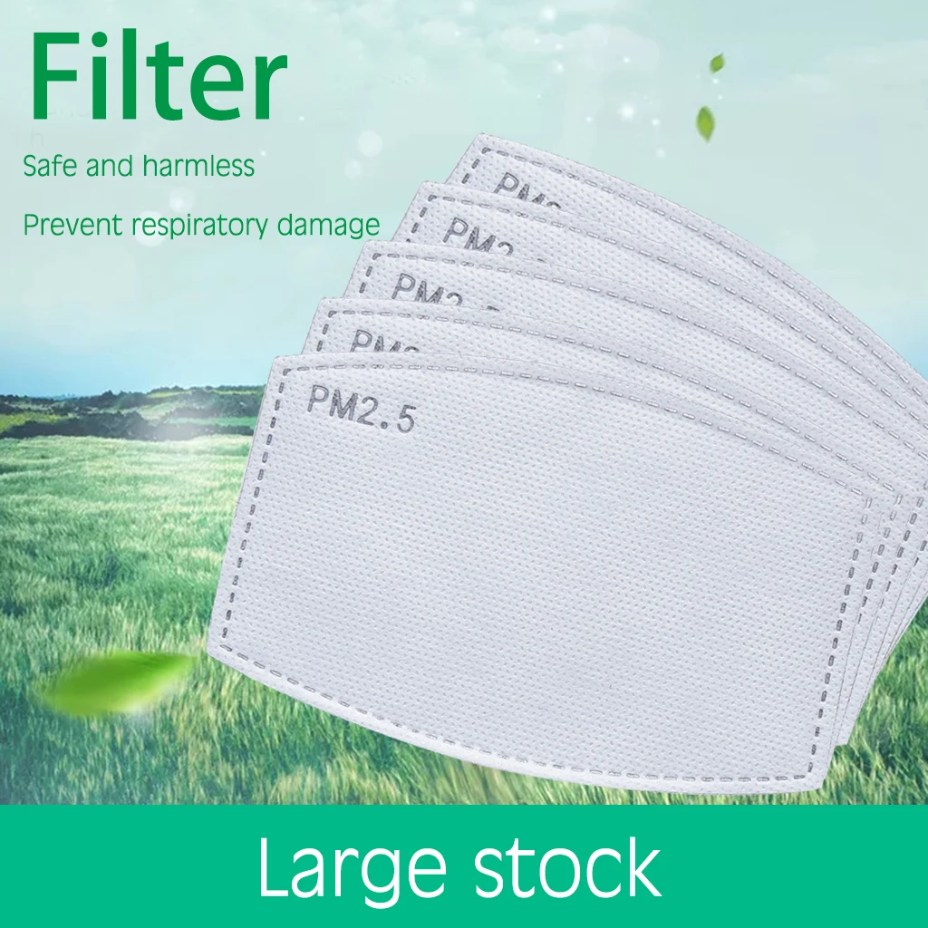 
Pm 2.5 Filter Dust Anti Air Pollution Face Carbon Filter Child PM 2.5 Anti-Dust Cotton Filter 