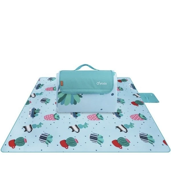 

Popular extra big large blanket custom waterproof cotton polyester oxford water resistant oversized lightweight picnic mat
