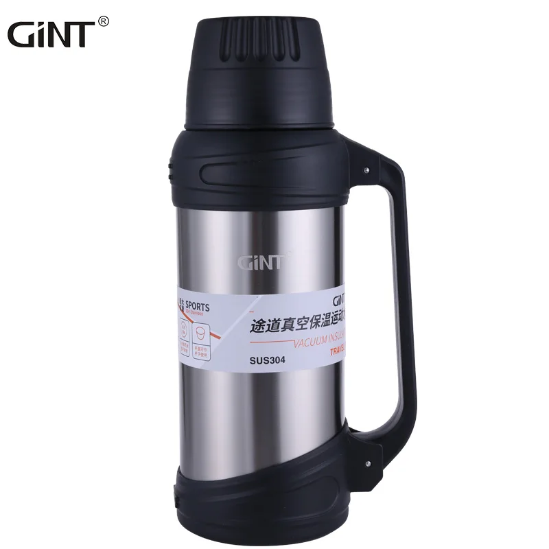 

2L Inner Outer Stainless Steel Camping Travel Vacuum Flask Water Bottle Pot