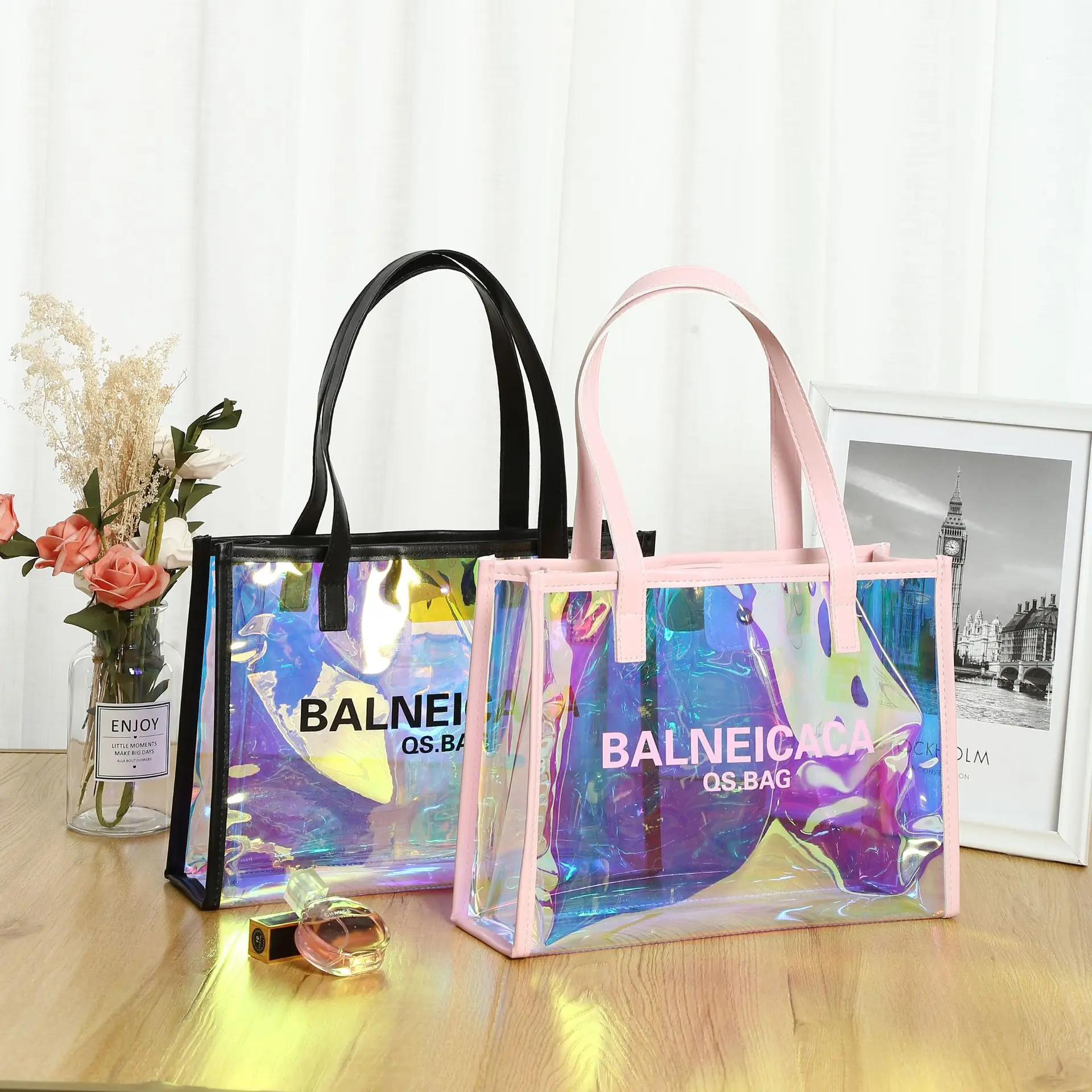 

Custom logo retail clear storage bags top rated handbags suppliers pvc duffle bag