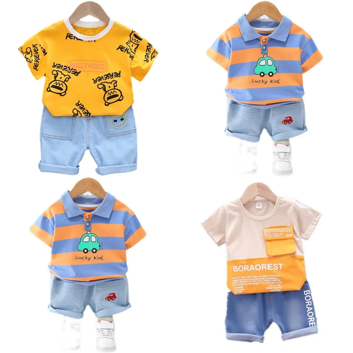 

Children's Clothing Suits Printed Style Leisure Wear Home Wear Children Clothes