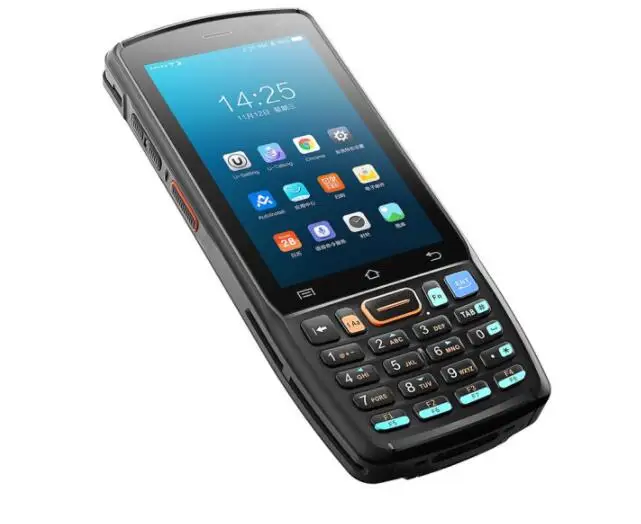 

Android rugged handheld pda tablet barcode laser scanner data collector, Black